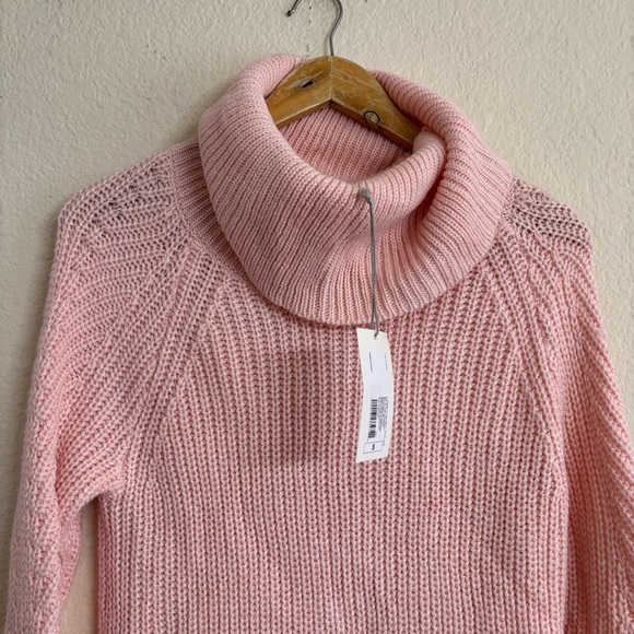 A New Day Pink Cowl Neck Sweater - Picture 3 of 10